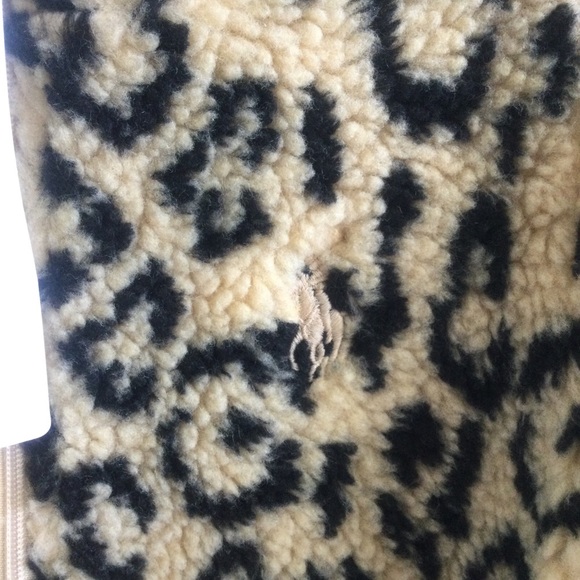 RALPH LAUREN TODDLER GIRL OCELOT SHERPA FULL ZIP JACKET SIZE 12 MONTHS NWT - Picture 15 of 15